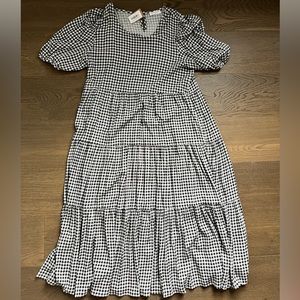 Vestique gingham midi dress. Size M